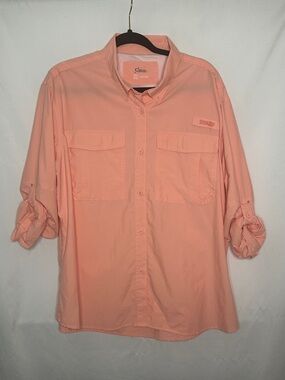 NWOT Women’s World Wide Sportsman® 3D Cool Nylon Angler Button-Down Long-Sleeve